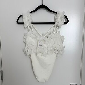 Free People For the frill of it bodysuit